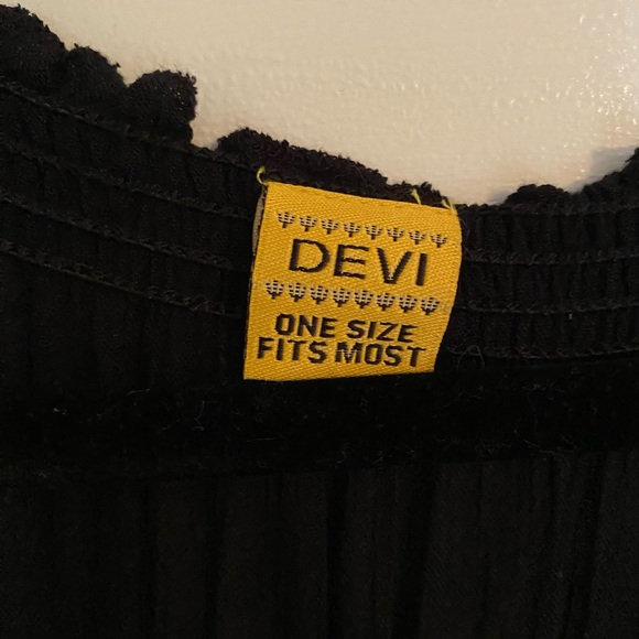 Black bathing suit cover up - Picture 4 of 4